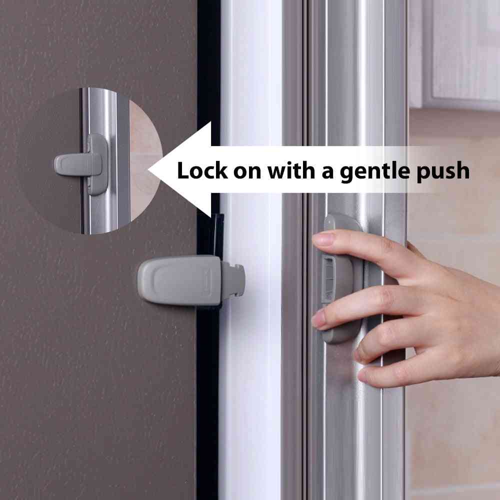 Home Refrigerator Door Lock, Latch Catch Cabinet For Baby Safety
