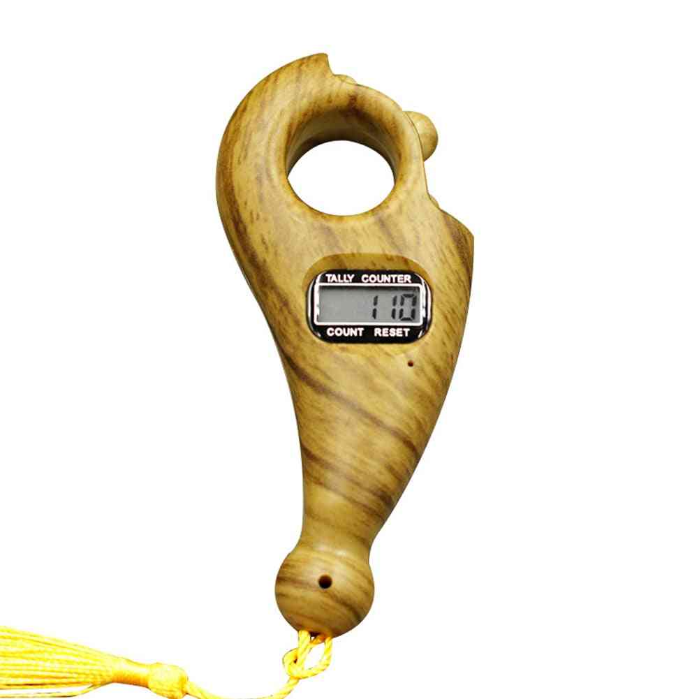 Noggrann dekompression leksak med tofs buddha pärlor räknare, handhållen digital display