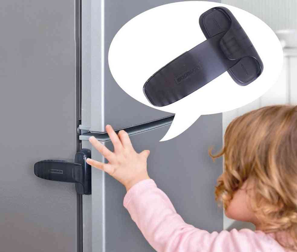 Child Safety Fridge Lock, Single-door Refrigerator Lock For Kitchen Child Protection