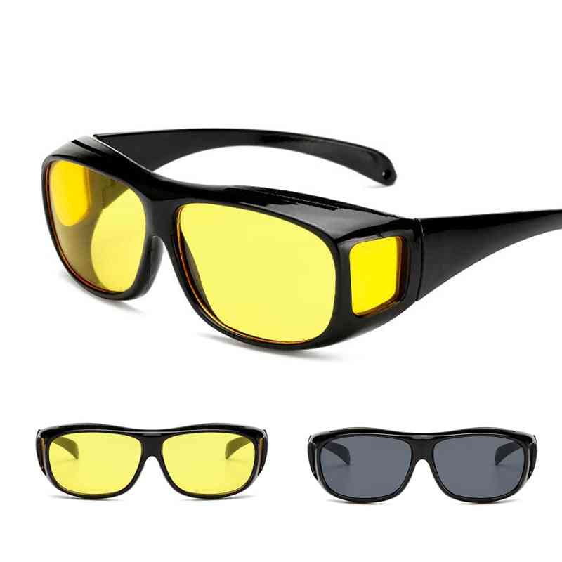 Sportske jahaće naočale za noćni vid, posvijetljene žute boje, zaštitne naočale za vjetar i zračenje