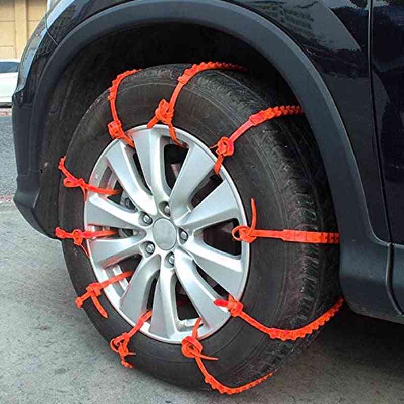 Car Universal Mini Plastic Winter Tyres Wheels Snow Chains