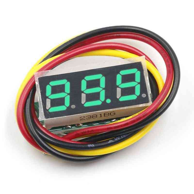 Voltage Meter With Led Display, Digital Panel, Voltmeter Meter