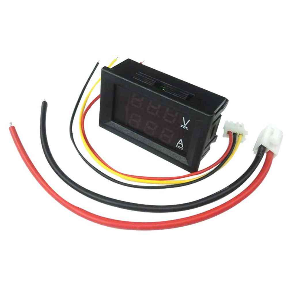 Voltmetru de înaltă calitate ampermetru albastru + led roșu amplificator digital digital voltmetru