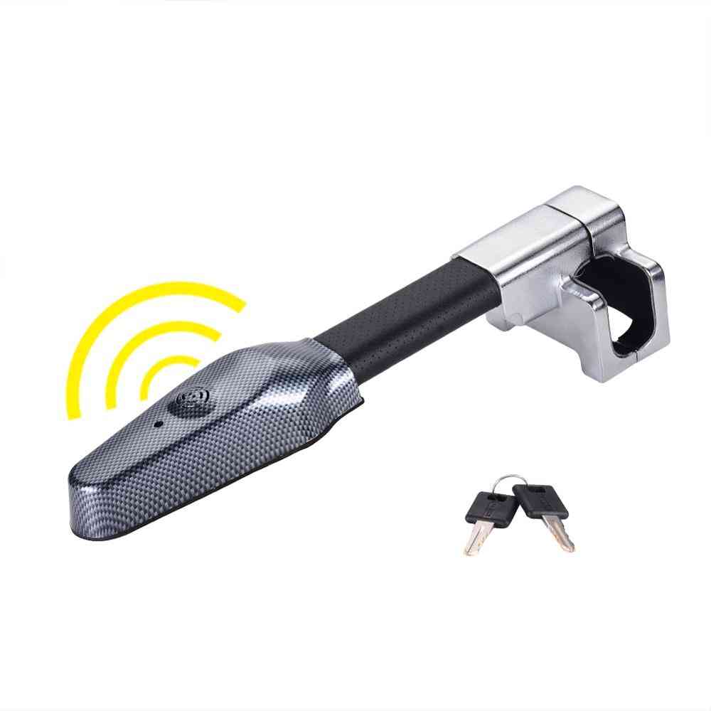 Steering Wheel Lock For Car Security With Anti Theft Alarm Lock