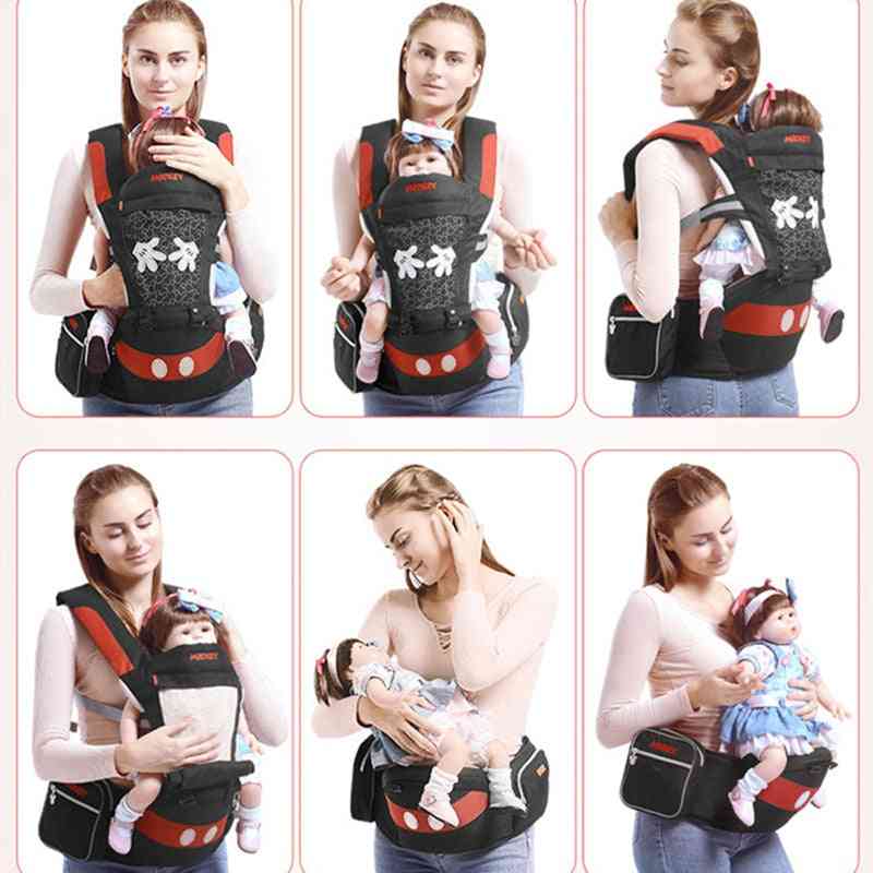 Ergonomické omotanie bokov - nosič batohu pre novorodenca