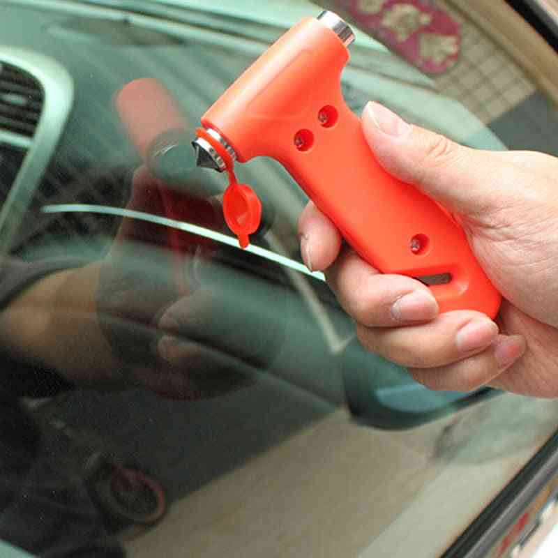 Emergency Escape Safety Gear Break, Window Glass Hammer/belt Rope Cutter