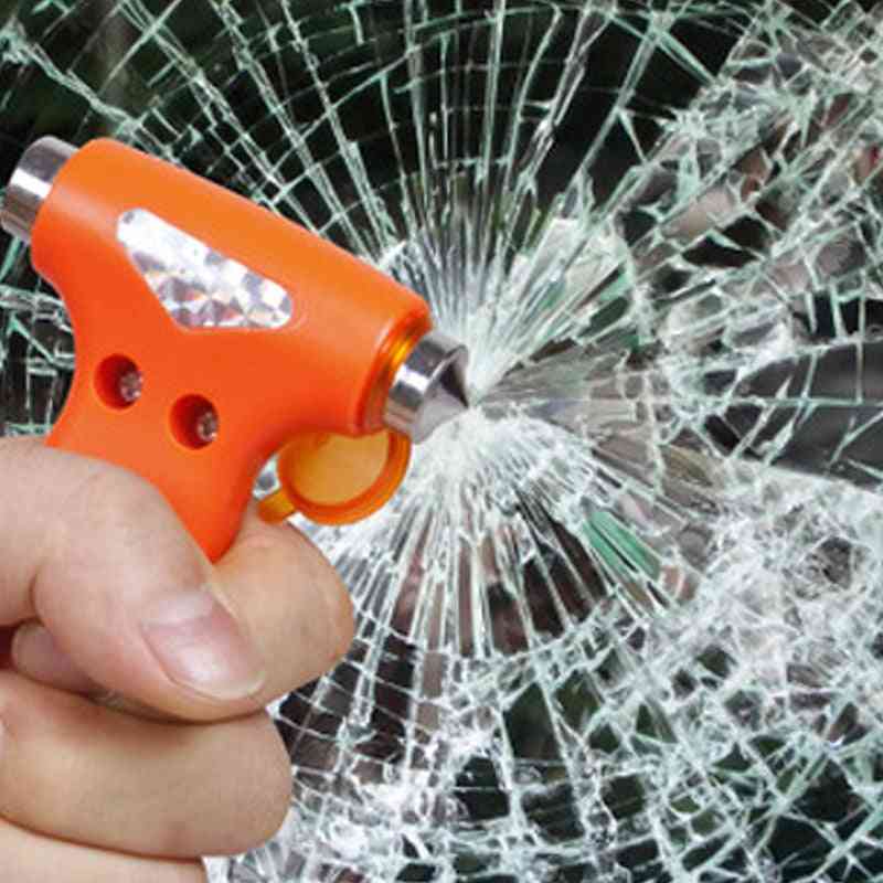 Emergency Escape Safety Gear Break, Window Glass Hammer/belt Rope Cutter