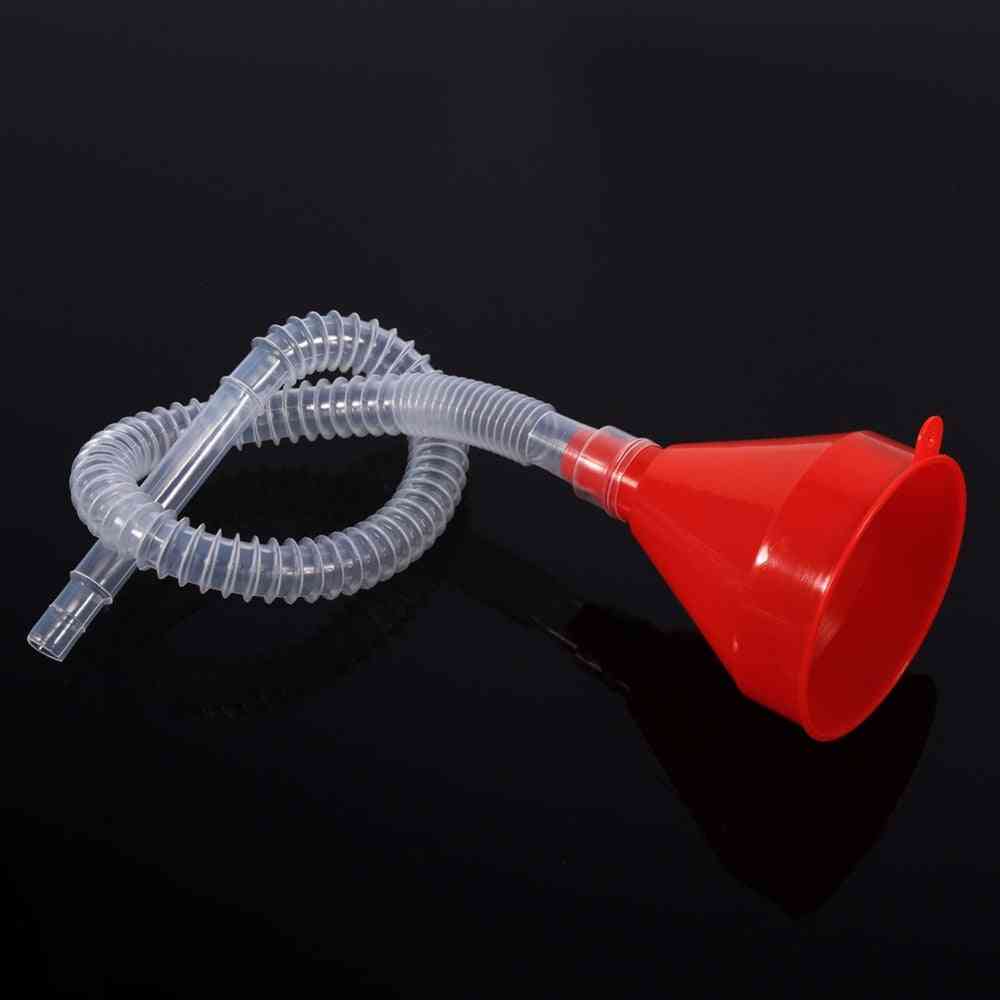 Vehicle Plastic Filling Funnel With Soft Pipe