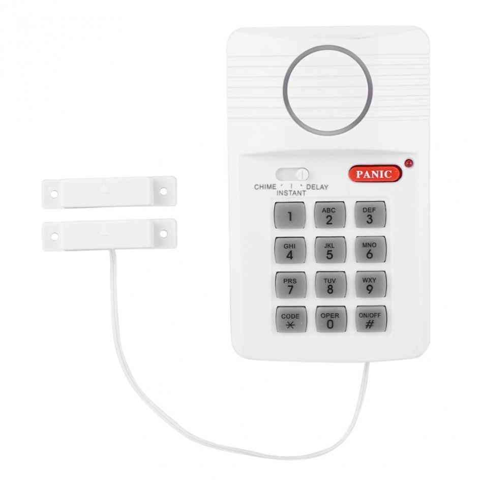 Door Alarm Security Keypad With Panic Button For Home, Office