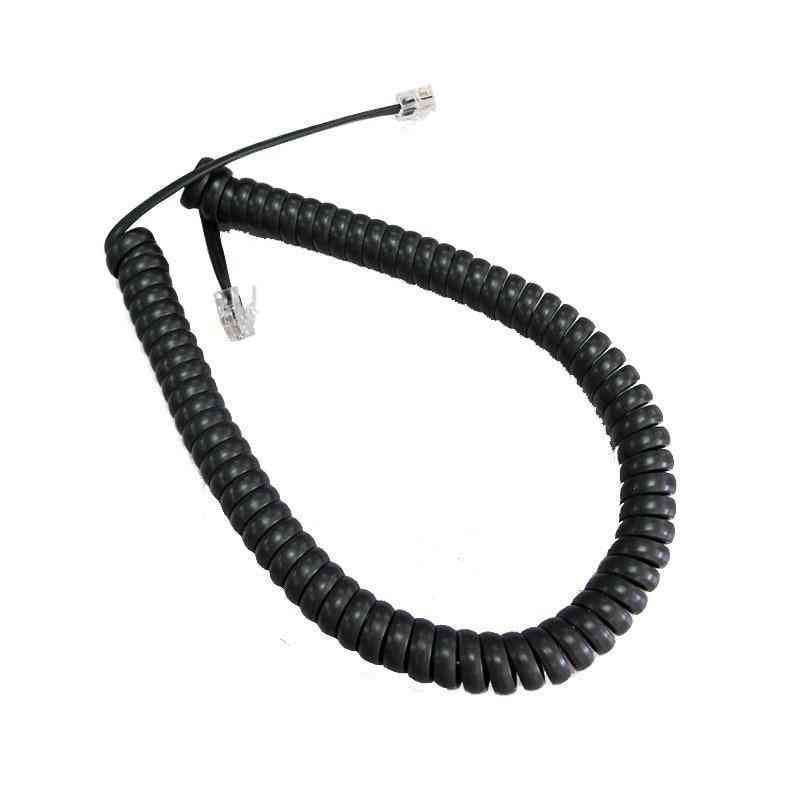 Telephone Cord Straighten Microphone Receiver Line Connector