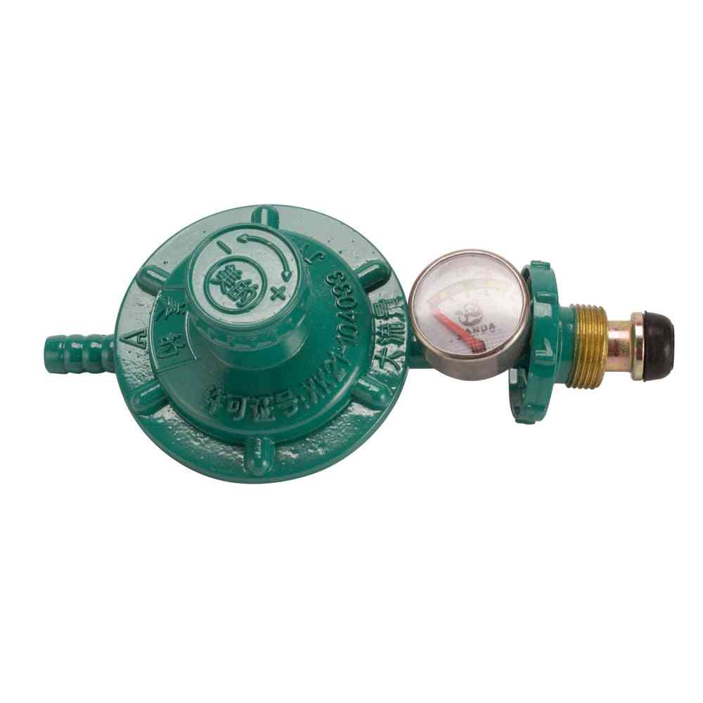 Bottled Liquefied Petroleum Gas Regulator Shockproof Oxygen Pressure Cylinder Gauge Burner Parts
