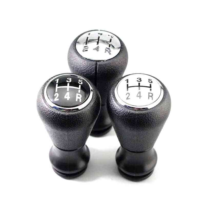 Car Gear Shifter Knob Leather Stick For 5 Speed Manual Transmission