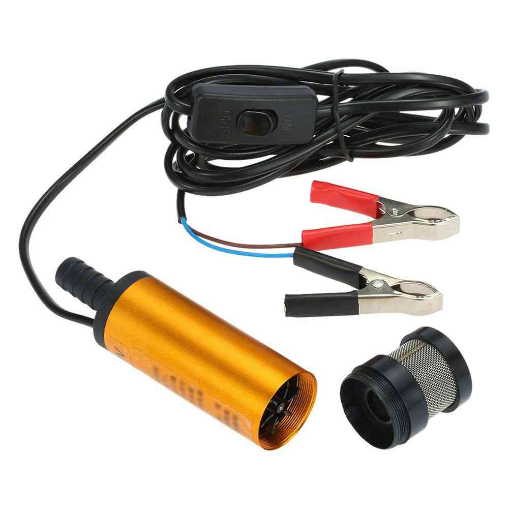 12v Car Electric Crude Oil Fuel Water Transfer Submersible Pump