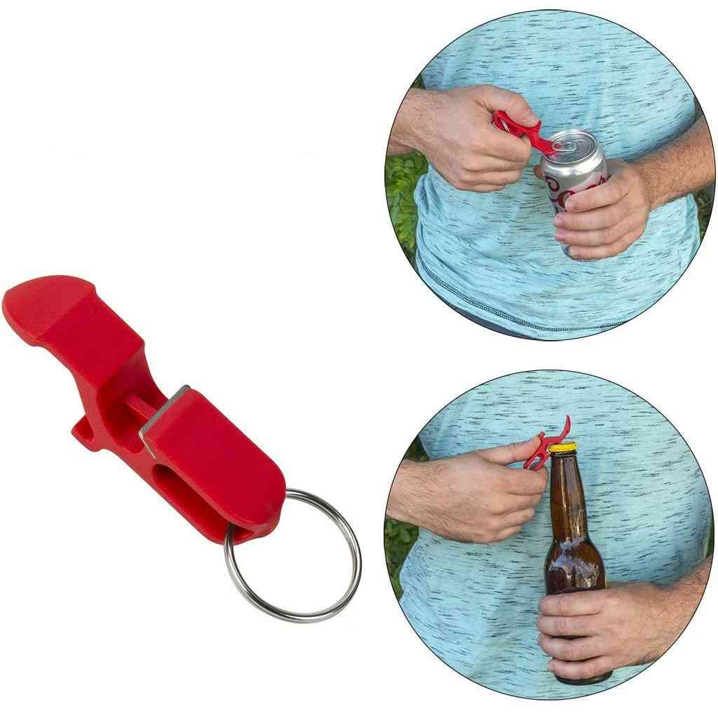 4 In 1 Portable Beer Bottle Opener Keychain