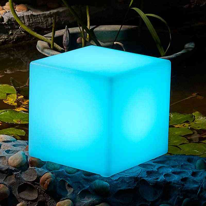 Wireless Hotel Decoration Led Furniture Waterproof Garden Glowing Cube