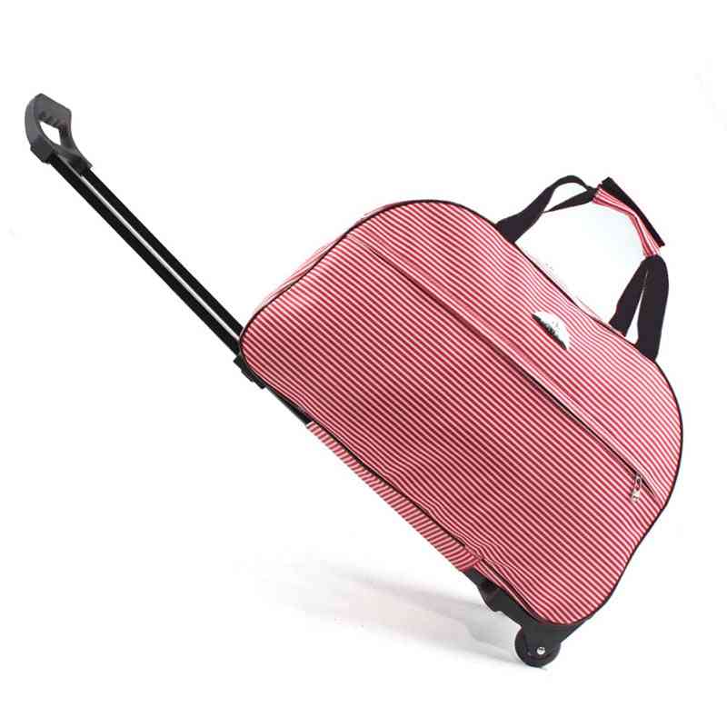 Oxford Rolling Luggage Bag / Travel Suitcase With Wheels