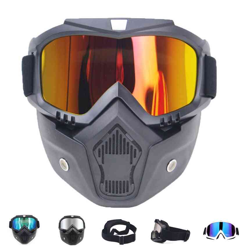 Mænd kvinder ski snowboard maske & snowmobile ski beskyttelsesbriller