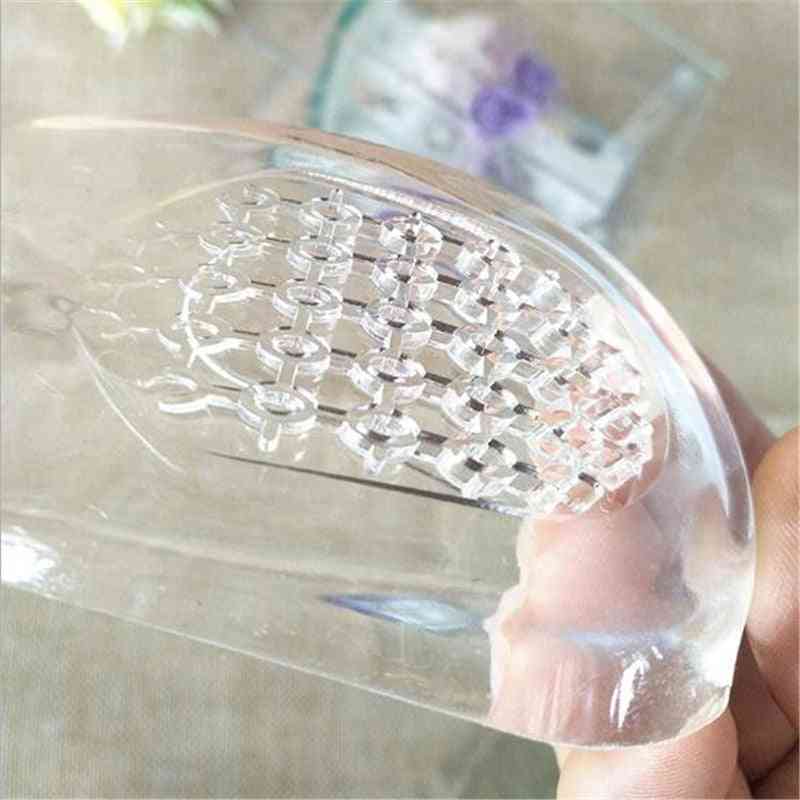 Silicon Gel Insoles Back Pad Heel Cup For Calcaneal Pain