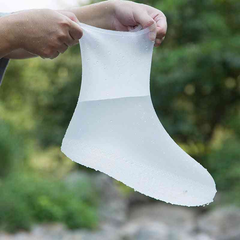 Vízálló újrafelhasználható magas esős cipőhuzat, csúszásgátló porálló cipőhuzatok