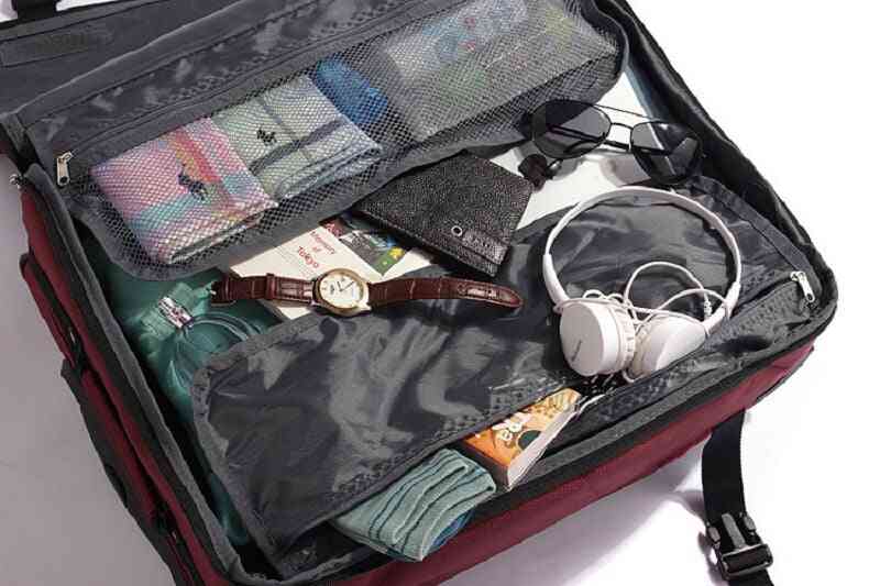 Travel Suitcase Rolling Luggage Oxford Bag Boarding Trolley Case