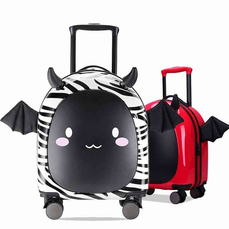Cute Cartoon Suitcases Wheel Kids Travel Bag/student Trolley