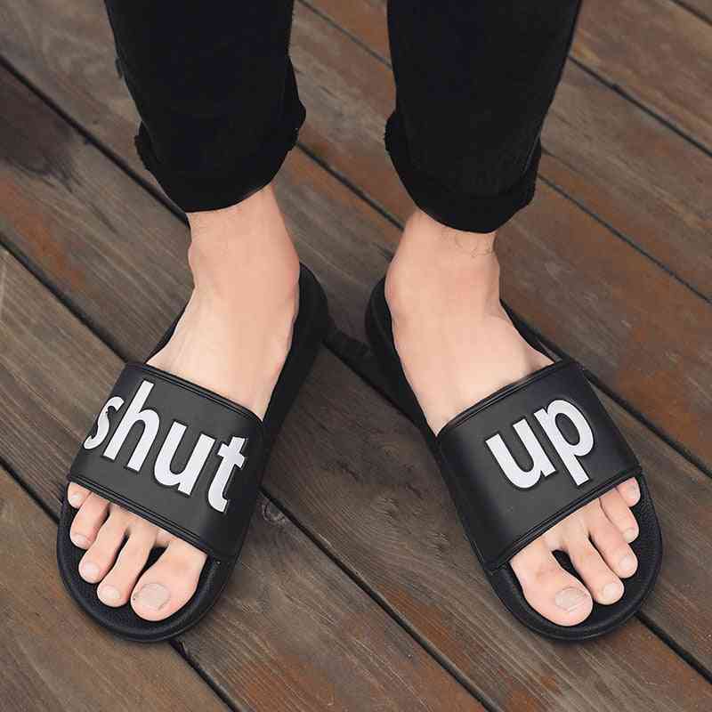 Men Casual Breathable Beach Sandals Flip Flops Slipper