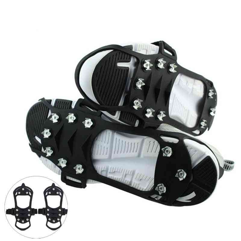 Outdoor Ice Floes Gripper, Snow Crampons, Strap, Climbing Cleats Spikes
