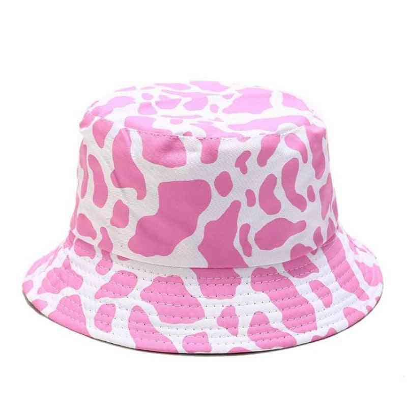 Cute Print Reversible Summer Bucket Hats/women