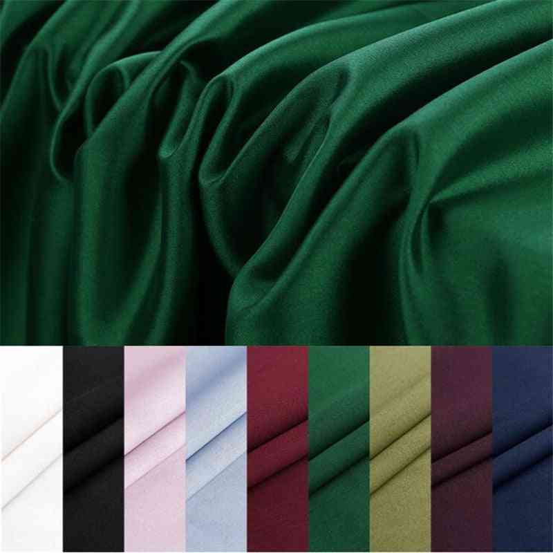 Silk Blend Wool Satin Fabric For Women Clothes