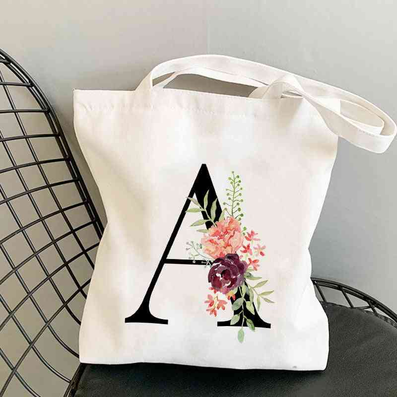 лятно цвете писмо bolsa feminina рамо платно диви чанти