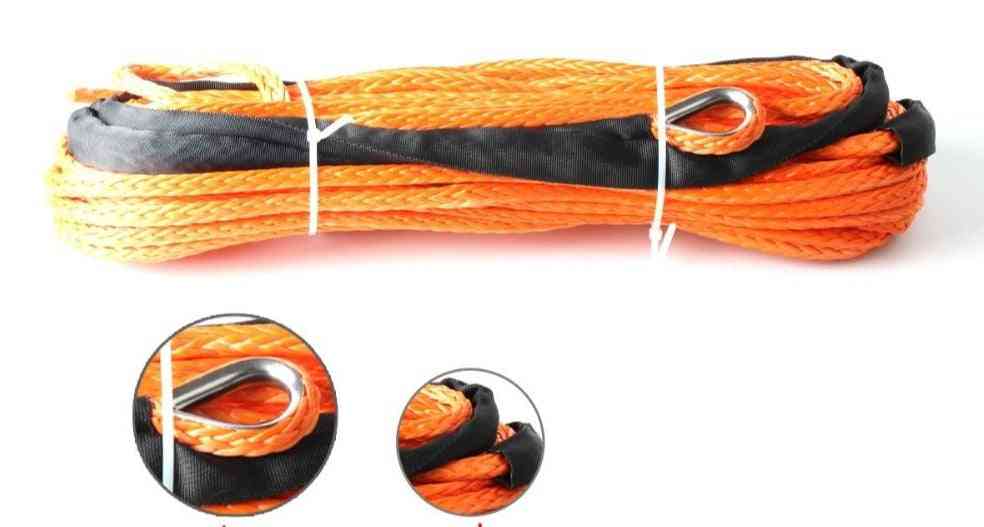 Strand Off-road Synthetic Towing Winch Rope With Sleeve And Thimble