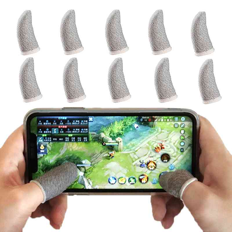 Mobile Game Sweat-proof Fingers Gloves For Touch Screen