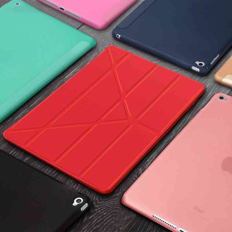 Silicone Magnetic Smart Covers, Soft Tpu Back Protective Case Cover