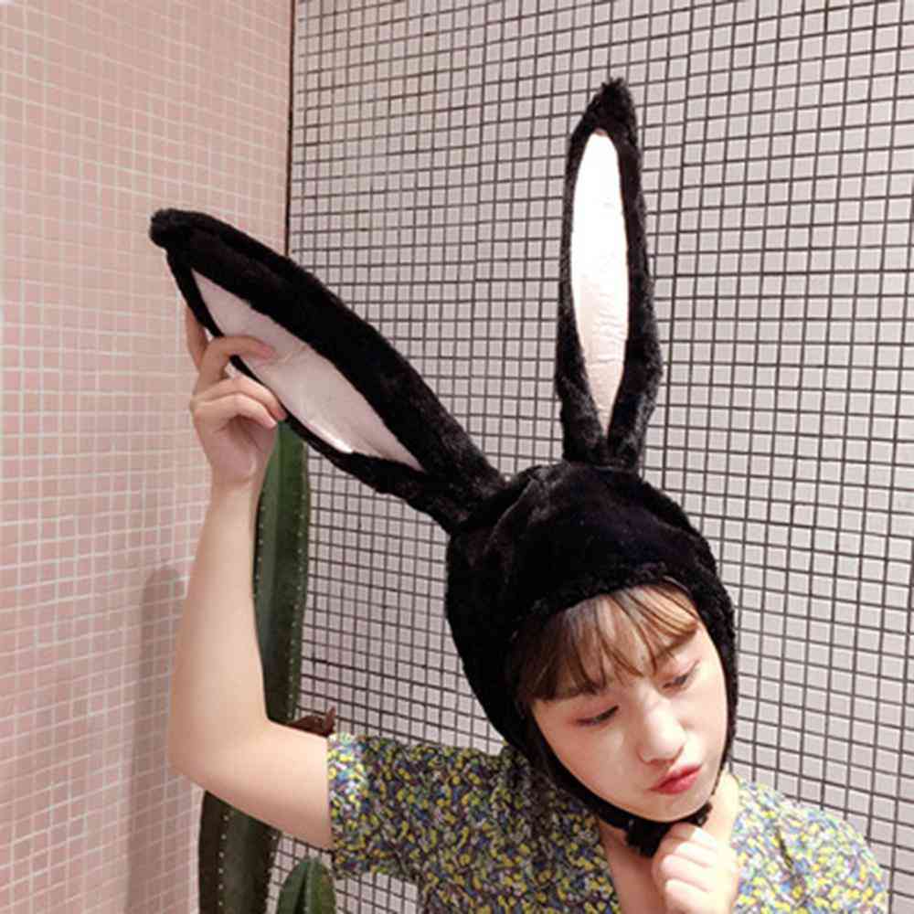 Bunny Ears Hat, Cute Plush Rabbit Hood Photography Prop