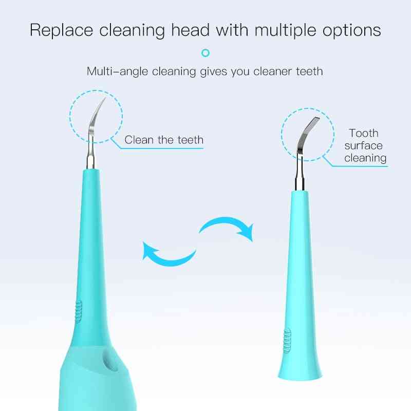 Waterproof, Electric Dental Tooth Calculus Remover-healthy Gums And Whiten Teeth
