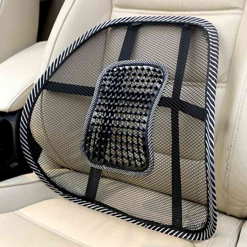 Office Chair Massage Back Lumbar Support Mesh Ventilate Cushion Pad For Car Driver