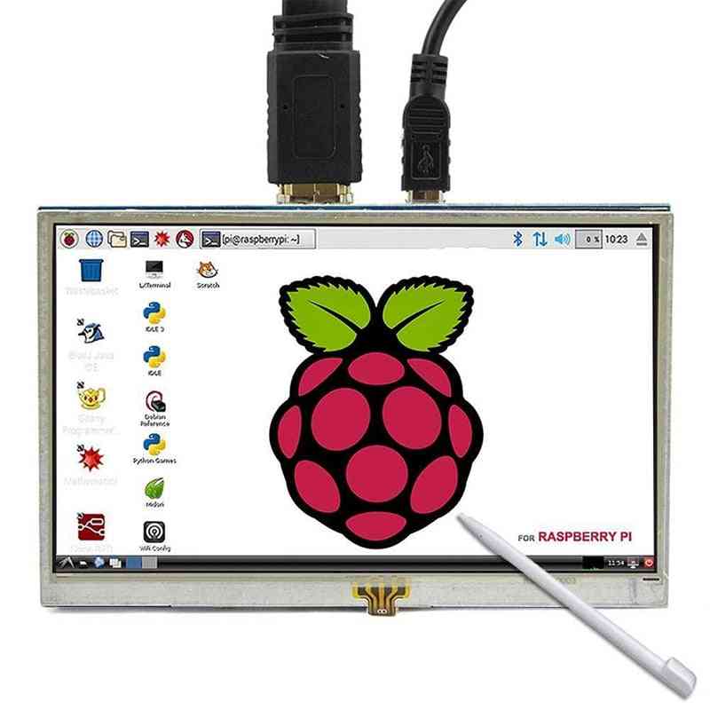 5 palcový LCD dotykový displej Raspberry Pi, displej 800 x 480