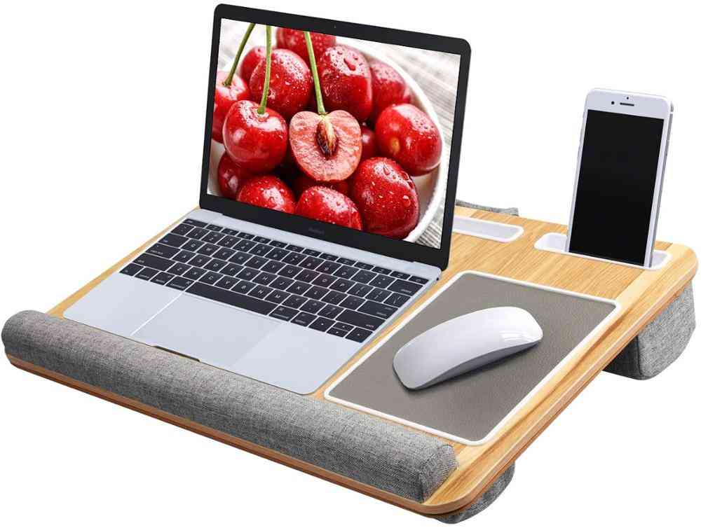 Stolní stojan na notebook / notebook s držákem na tablet a telefon