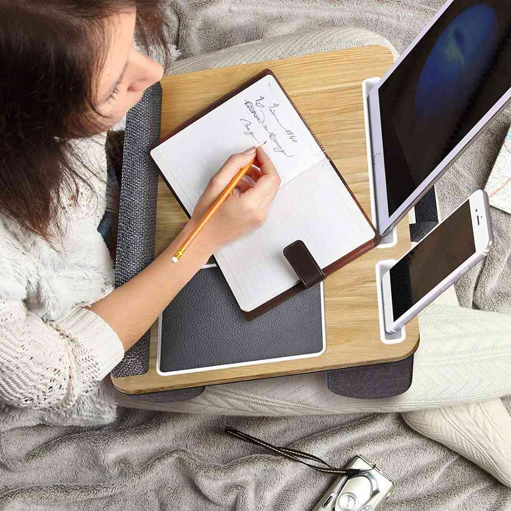 Stolní stojan na notebook / notebook s držákem na tablet a telefon