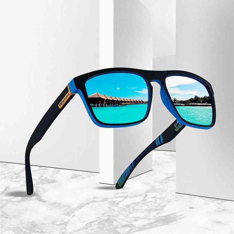 Polarized Men Classic Design Mirror Fashion Square Fashion Guy's Sun Glasses