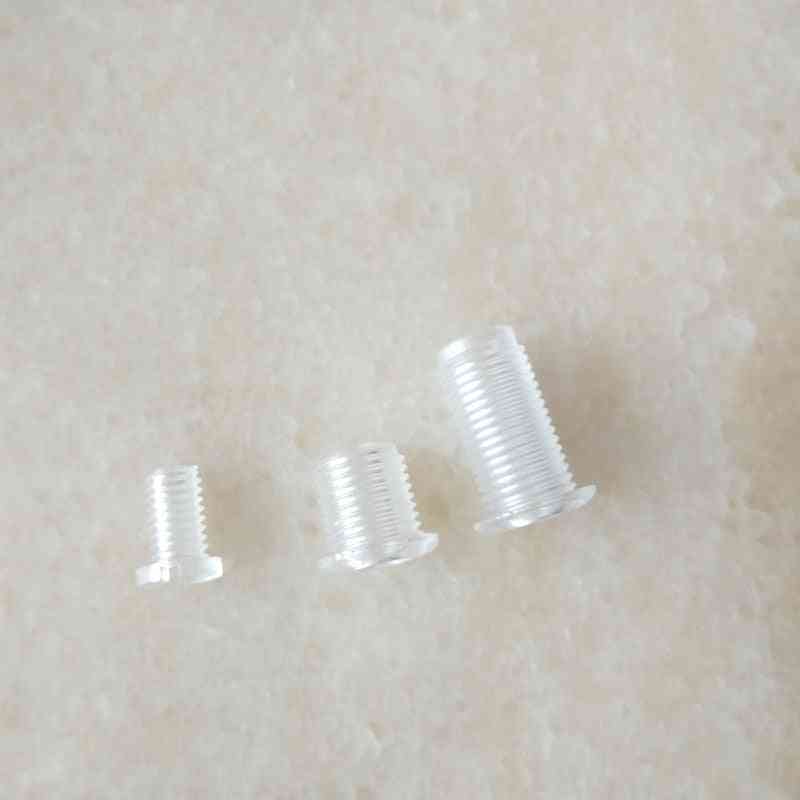 M6/m10 Plastic Hollow Screws With Flanged Cap