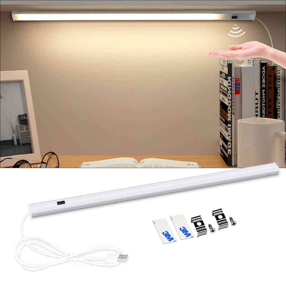 Led Strip Usb Desk Lamp, Hand Sweep Switch Backlight Motion Sensor Book Table Light