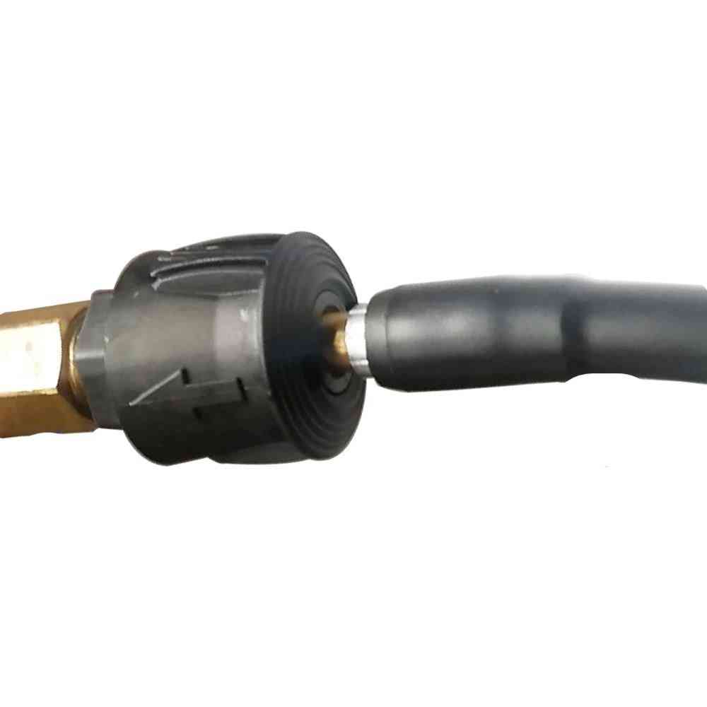 Transferencia de adaptador de manguera de salida de lavadora de alta presión a spray de conector de manguera karcher de nilfisk