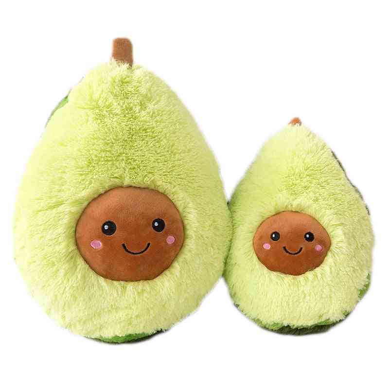 Cute Avocado Stuffed Plush Toy, Filled Comfort Doll Soft Sofa Cushion, Pillow