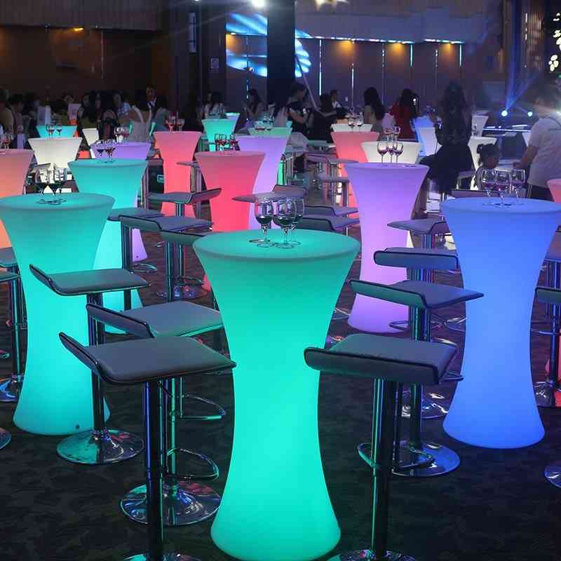 Led Luminous High Bar Table & Chair