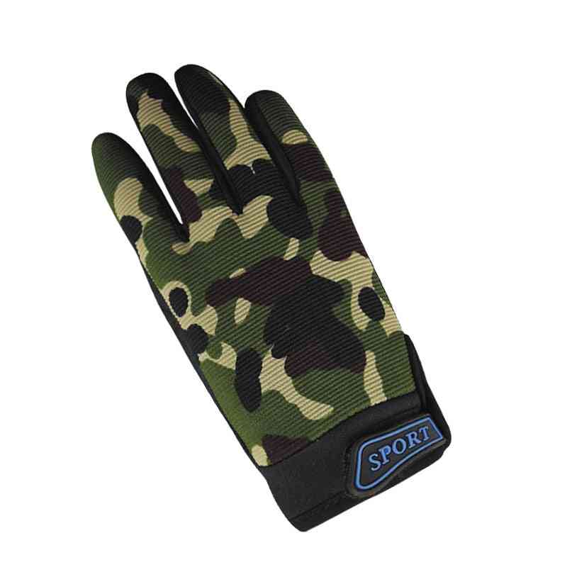 Camouflage Army Green Full Finger Gloves