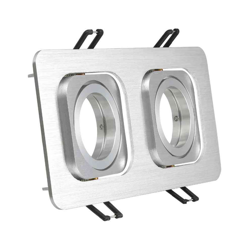 Aluminium-LED- oder Halogen-Deckenleuchte-Einbaurahmen