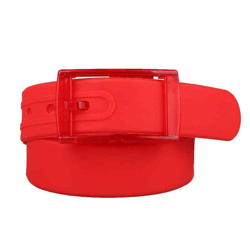 Fully Adjustable Unisex Silicon Rubber Belts
