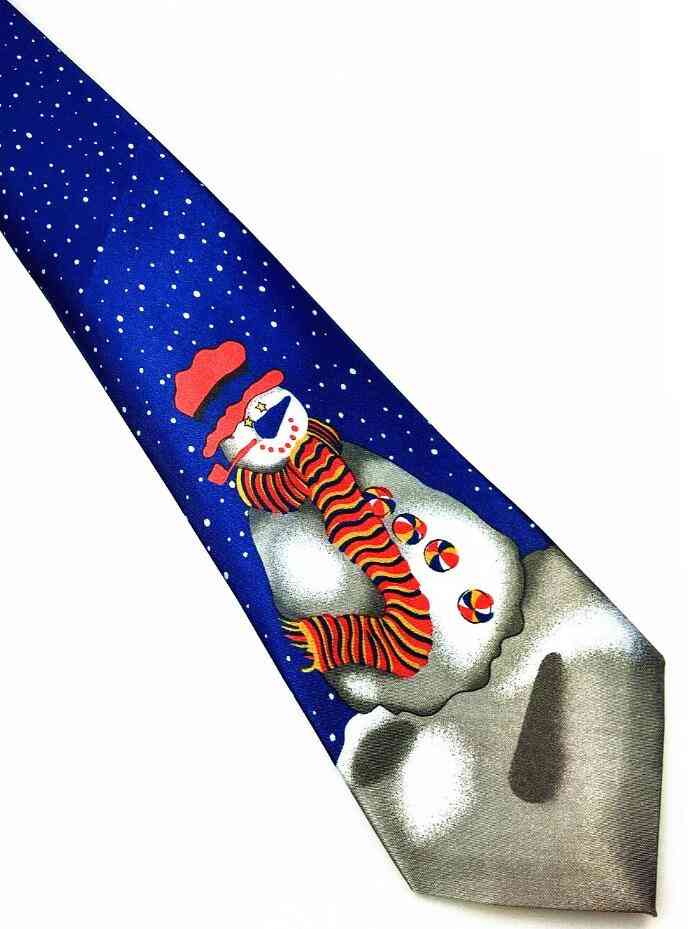 Božićna tema tiskana kravata