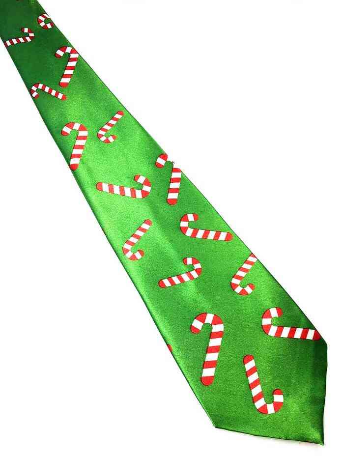Vánoční motiv s tištěnou kravatou